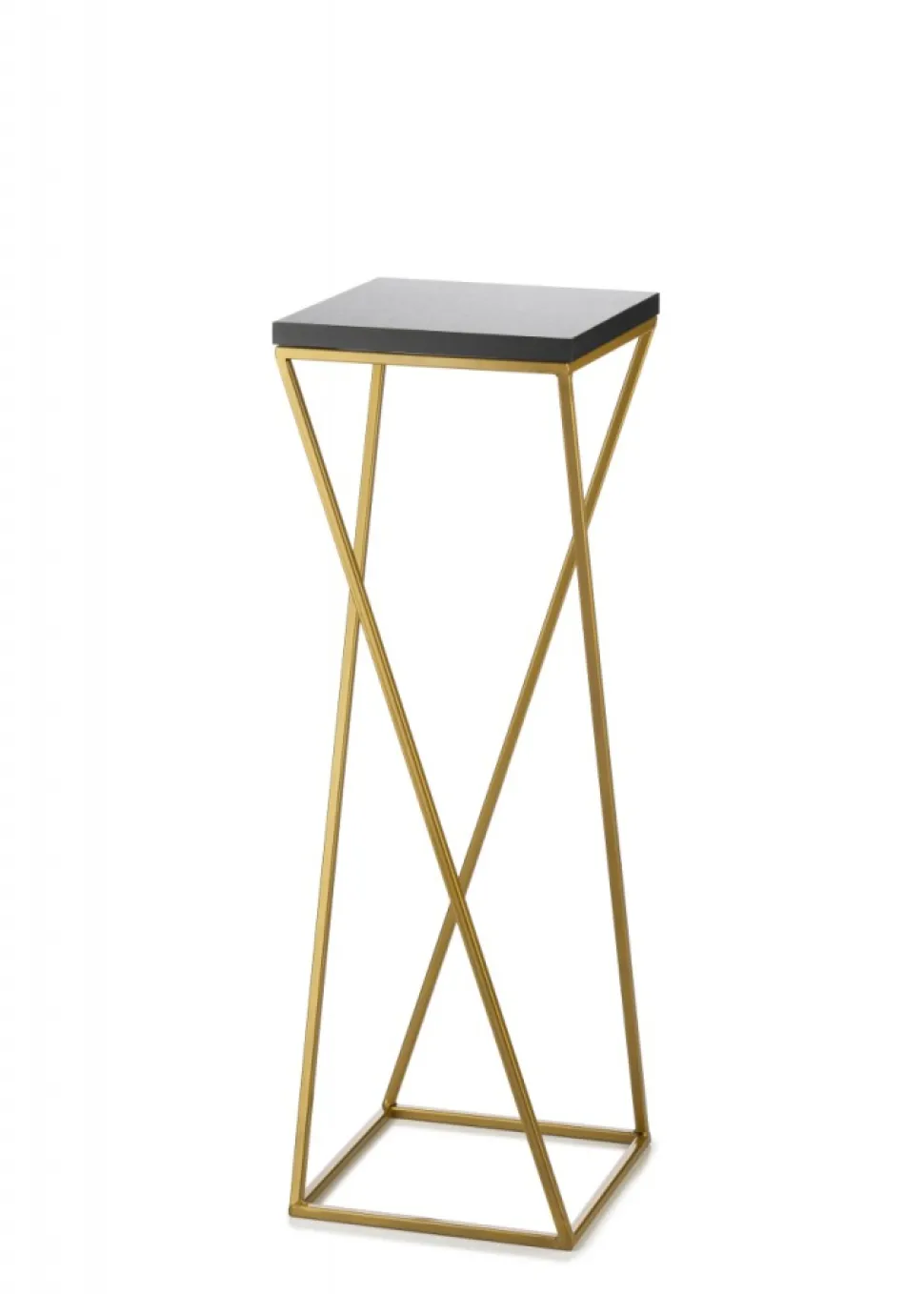 Kwietnik stojący na rośliny 70 cm MDF złoty GLAM