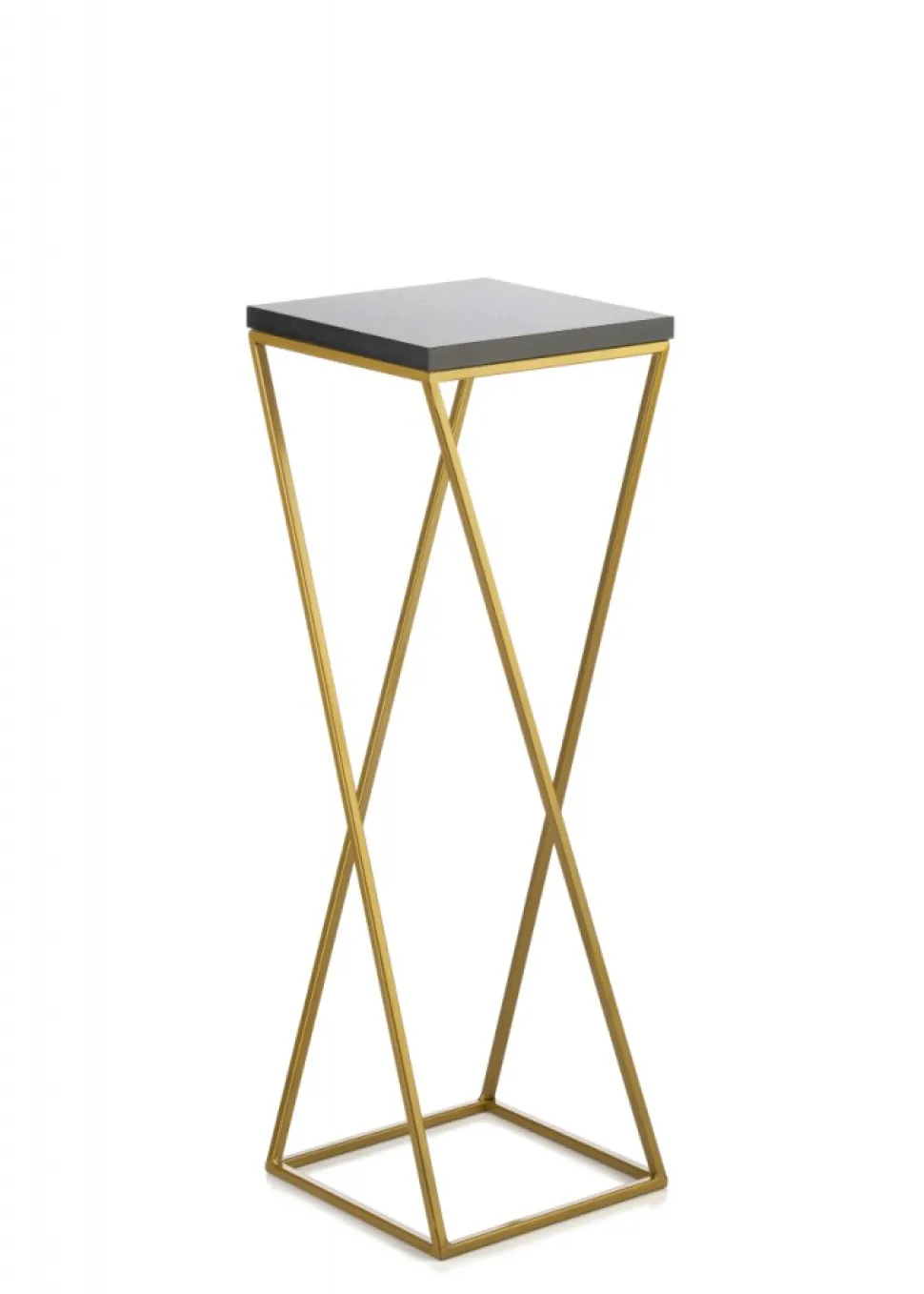 Kwietnik stojący na rośliny 70 cm MDF złoty GLAM