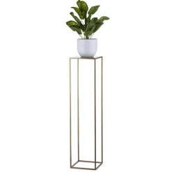 Kwietnik stojący nowoczesny 100 cm złoty GLAM