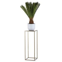 Kwietnik stojący nowoczesny złoty 70 cm GLAM