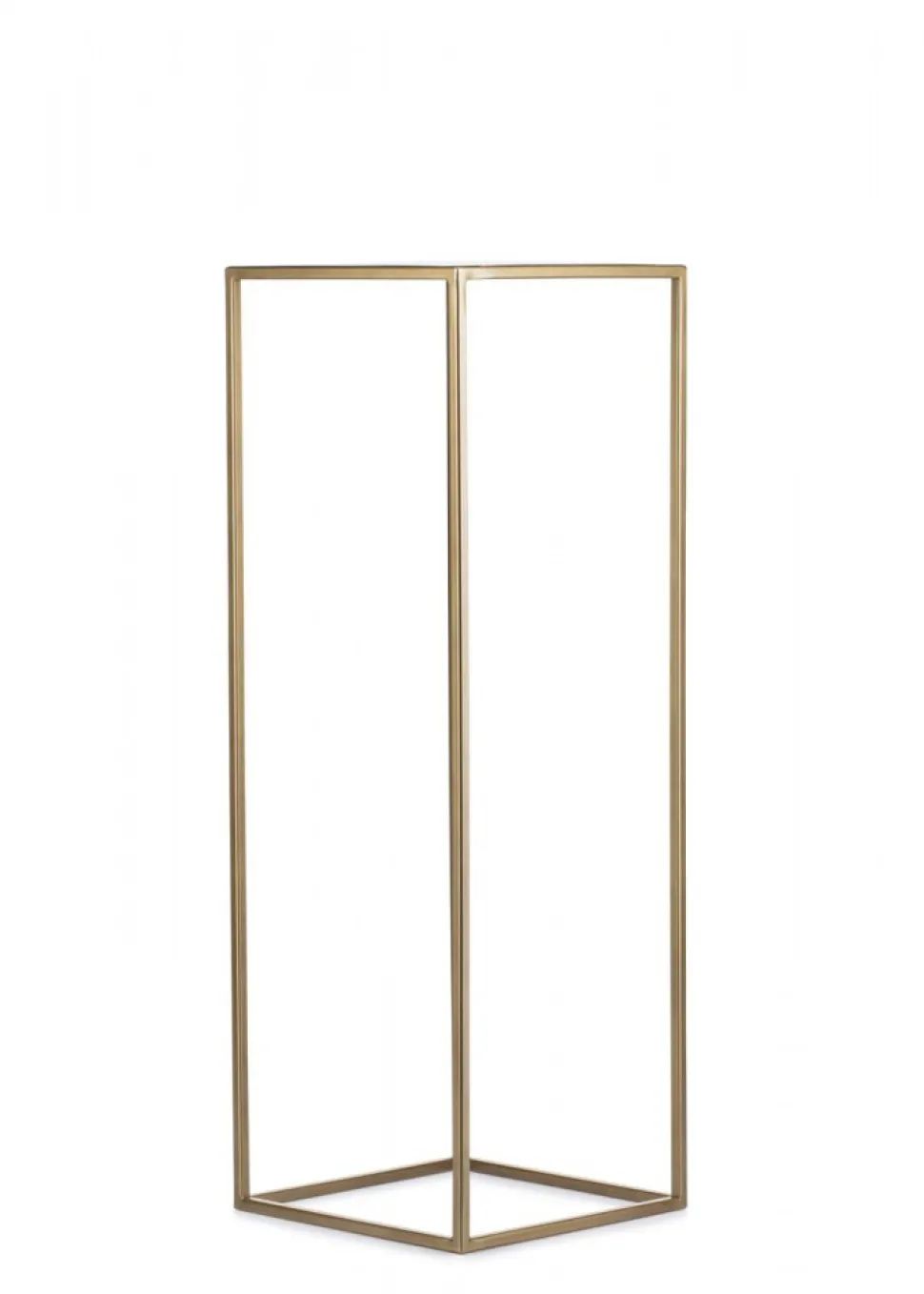 Kwietnik stojący nowoczesny złoty 70 cm GLAM