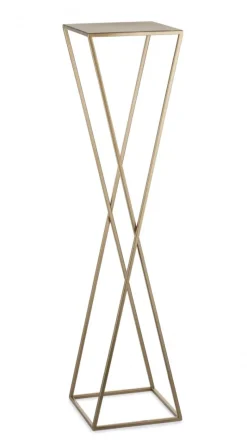 Kwietnik stojący stojak złoty LOFT 100 cm GLAM
