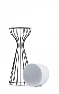 Kwietnik stojący z osłonką LOFT 56 cm metalowy