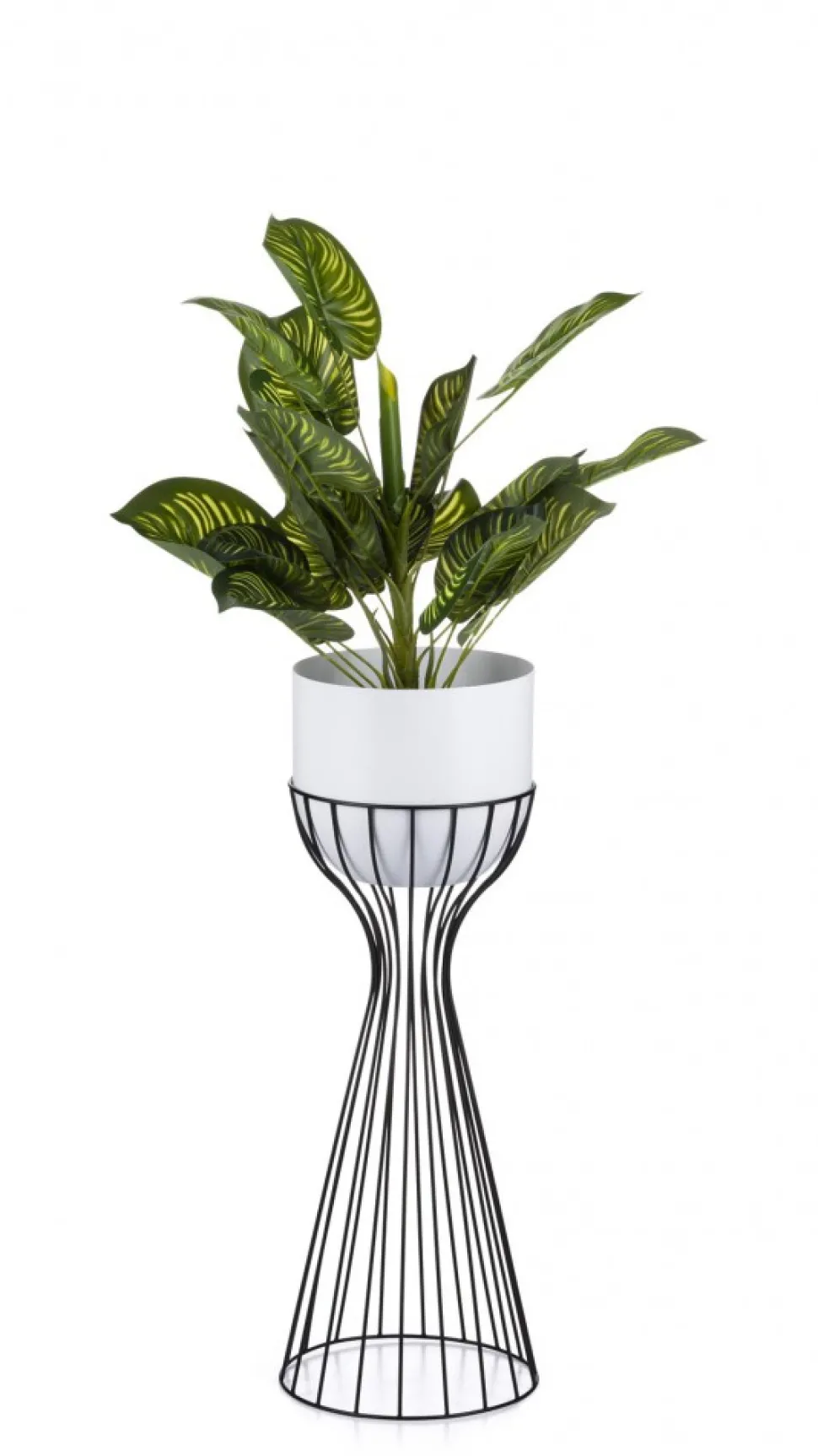 Kwietnik stojący z osłonką LOFT 56 cm metalowy