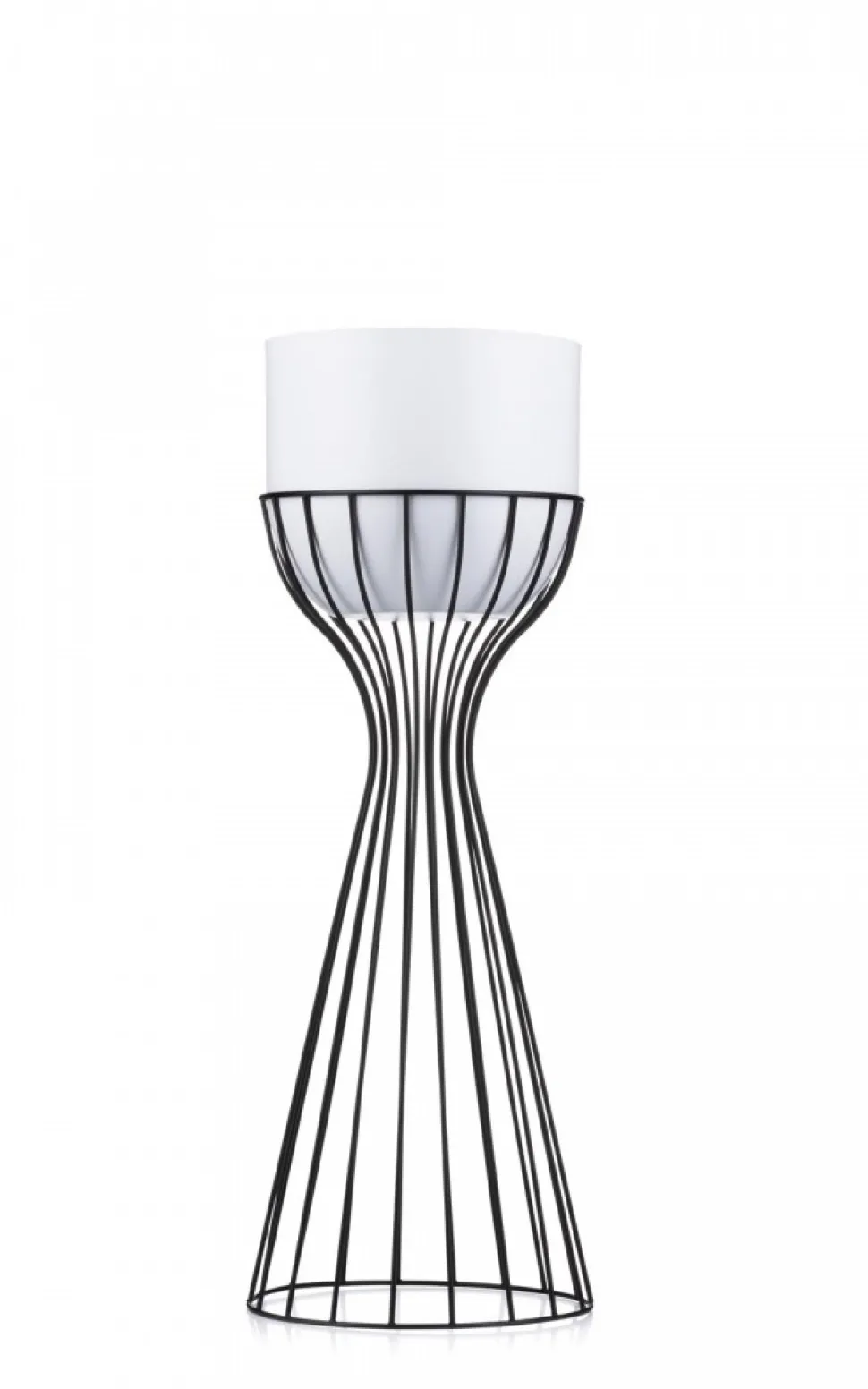 Kwietnik stojący z osłonką LOFT 56 cm metalowy