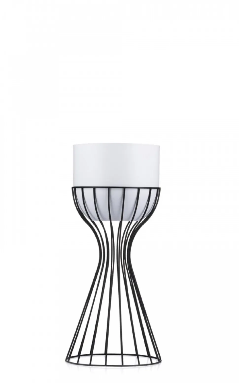 Kwietnik stojący z osłonką LOFT 46 cm metal