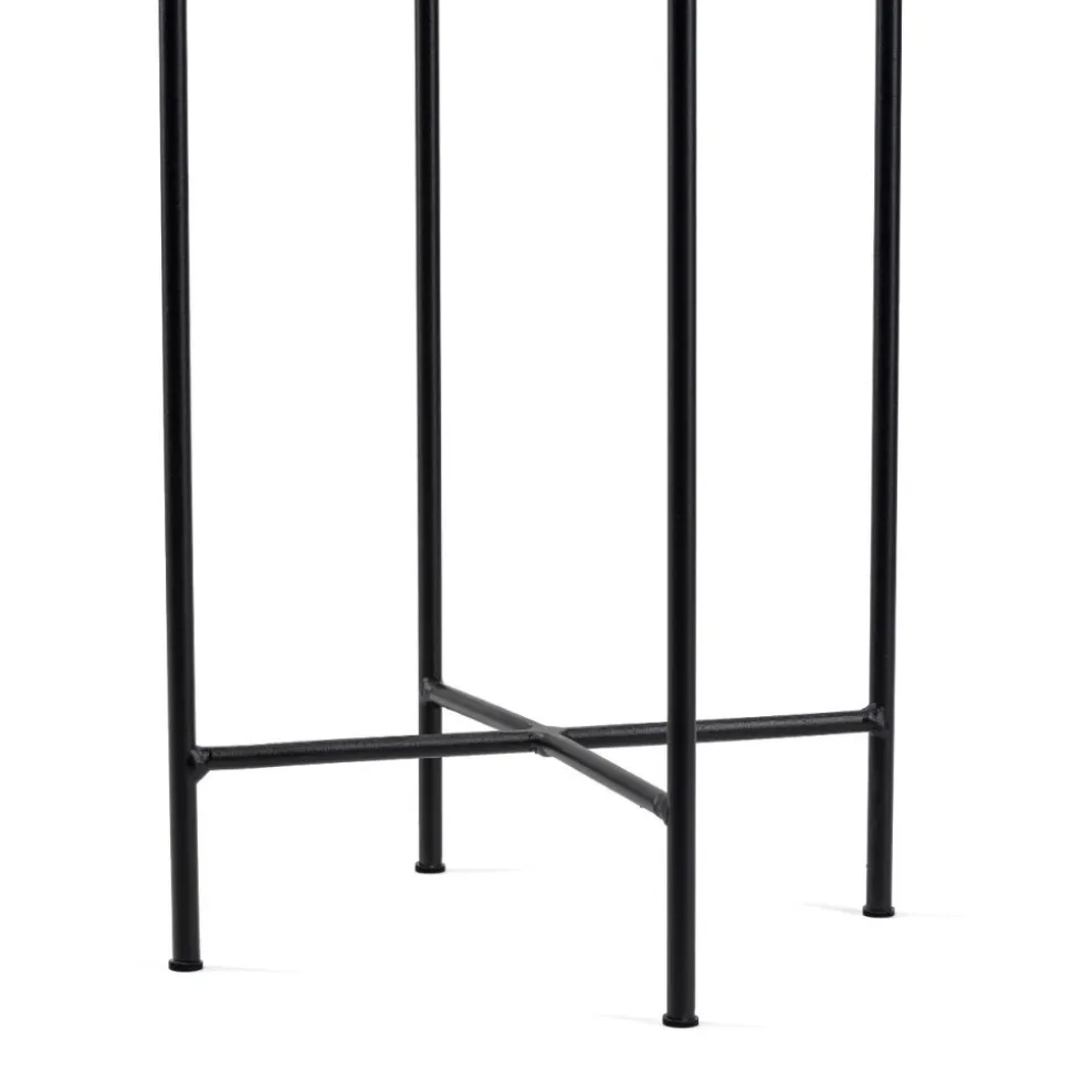 Kwietnik z osłonka 95 cm czarno złoty GLAMOUR