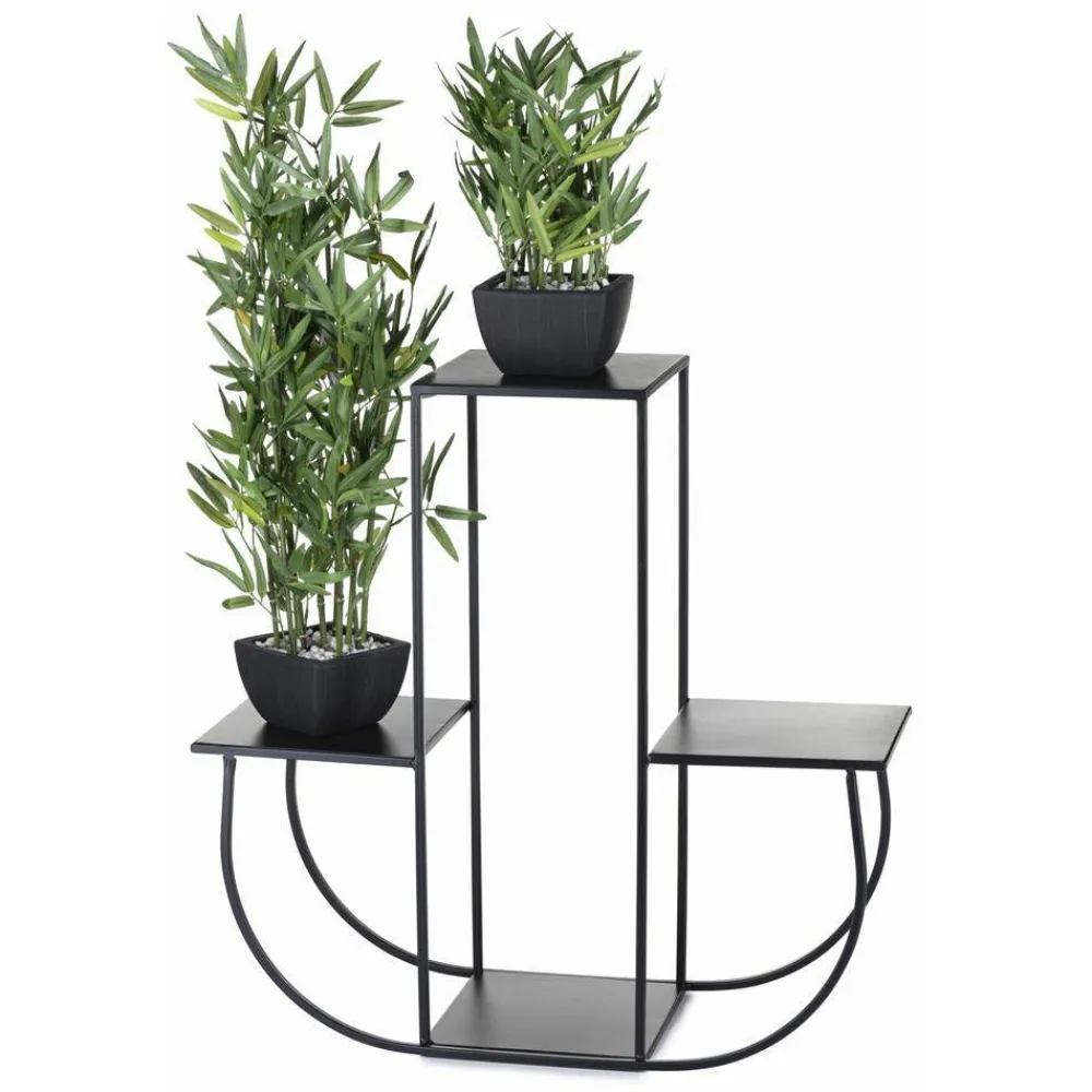 Kwietnik ARKA 70 cm industrialny czarny kwietnik * HowHomely Clearance