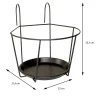 Kwietnik balkonowy geometryczny 22xh22cm * Esschert Design Online