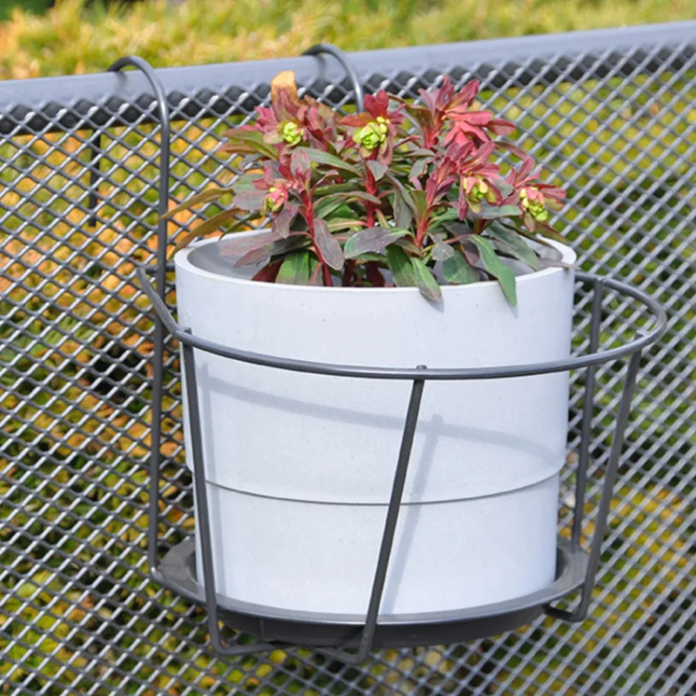 Kwietnik balkonowy geometryczny 22xh22cm * Esschert Design Online