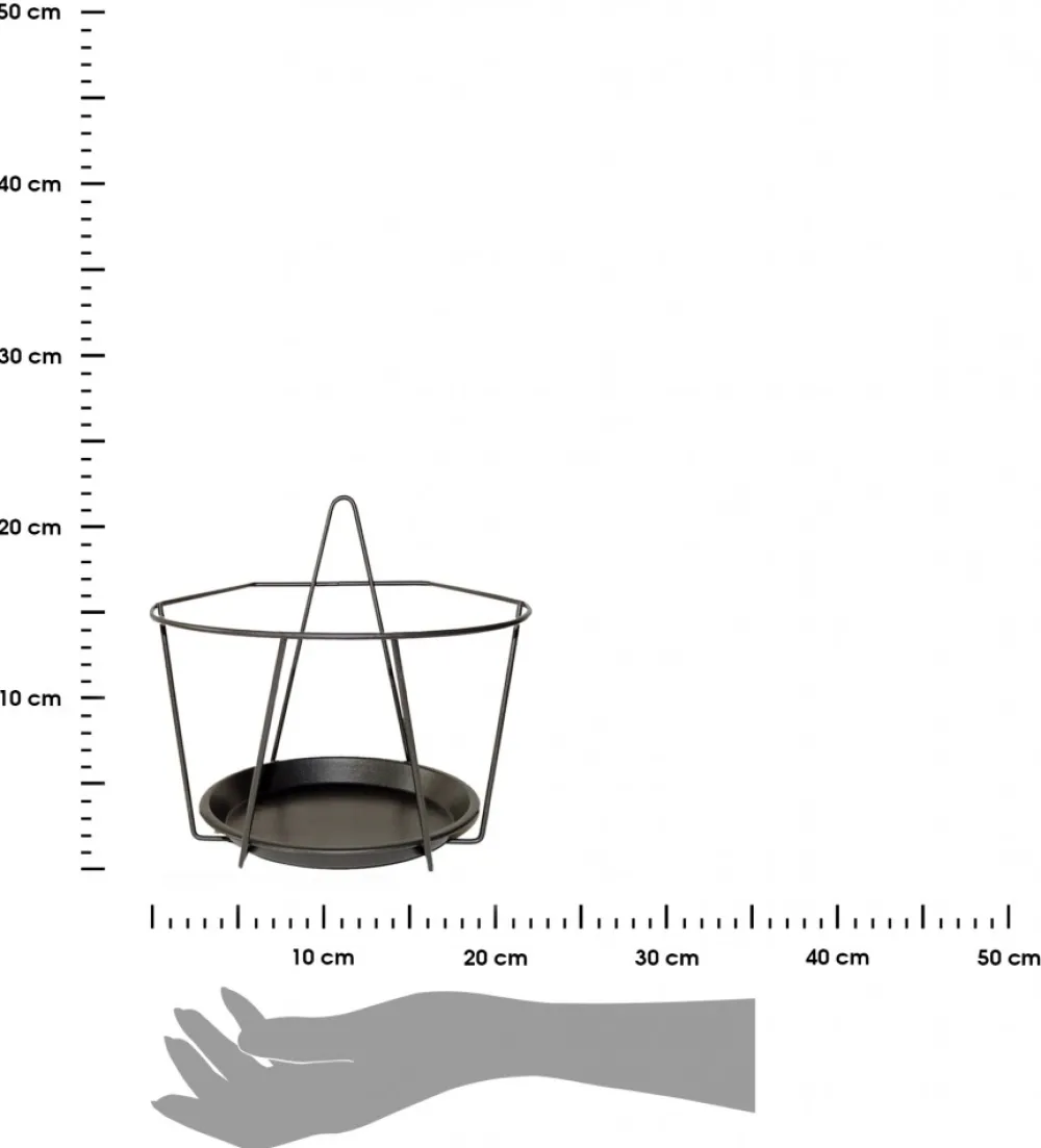 Kwietnik ścienny geometryczny 22xh20cm * Esschert Design Hot