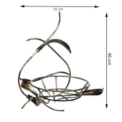 Kwietnik ścienny na jedną donicę Adel 46 cm * Dąstal Outlet