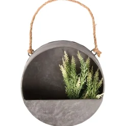 Kwietnik ścienny ze stali cynkowej 20 cm * Esschert Design Clearance