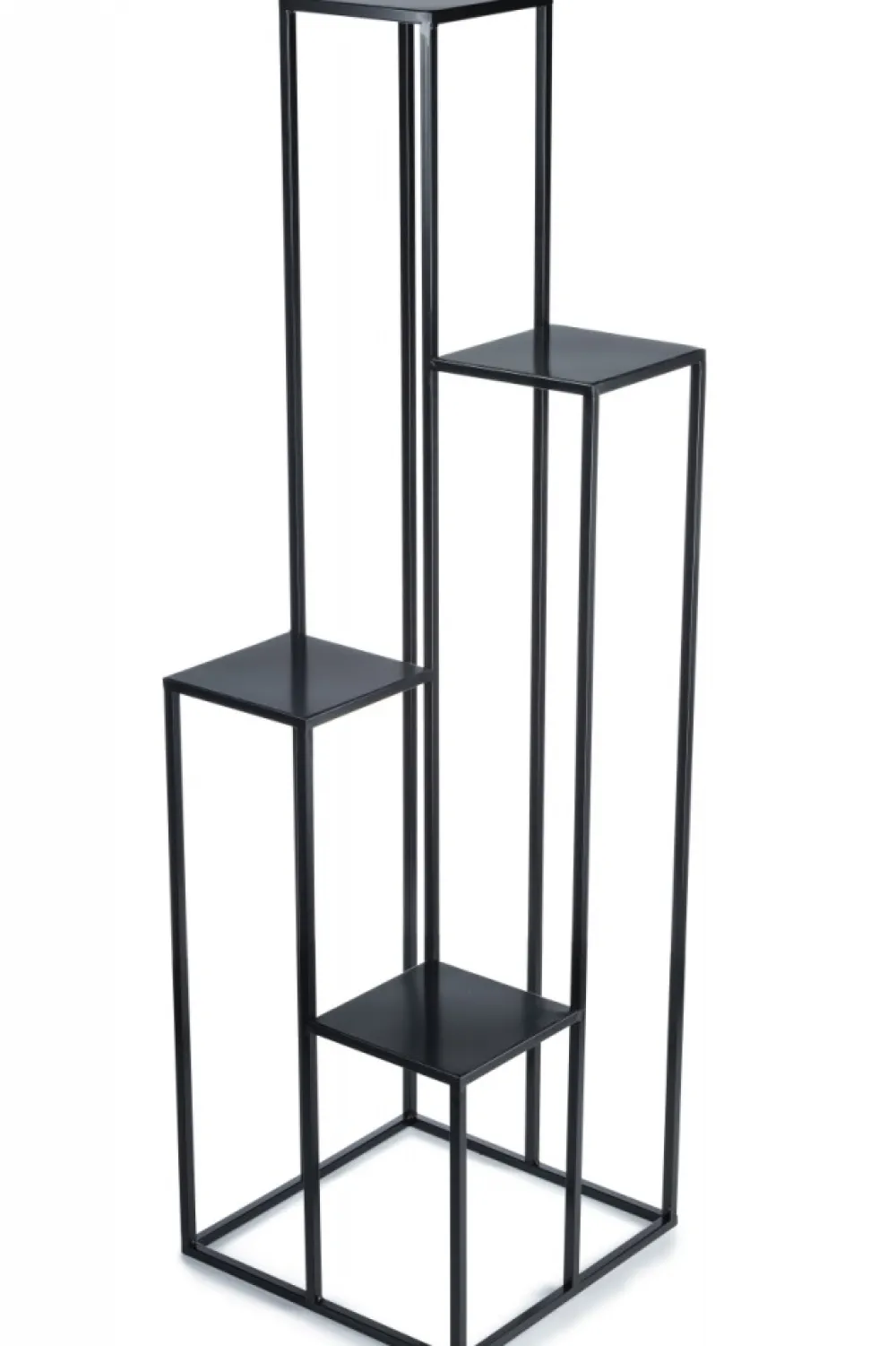 Kwietnik KASKADA stojak czarny 150 cm LOFT * HowHomely Outlet