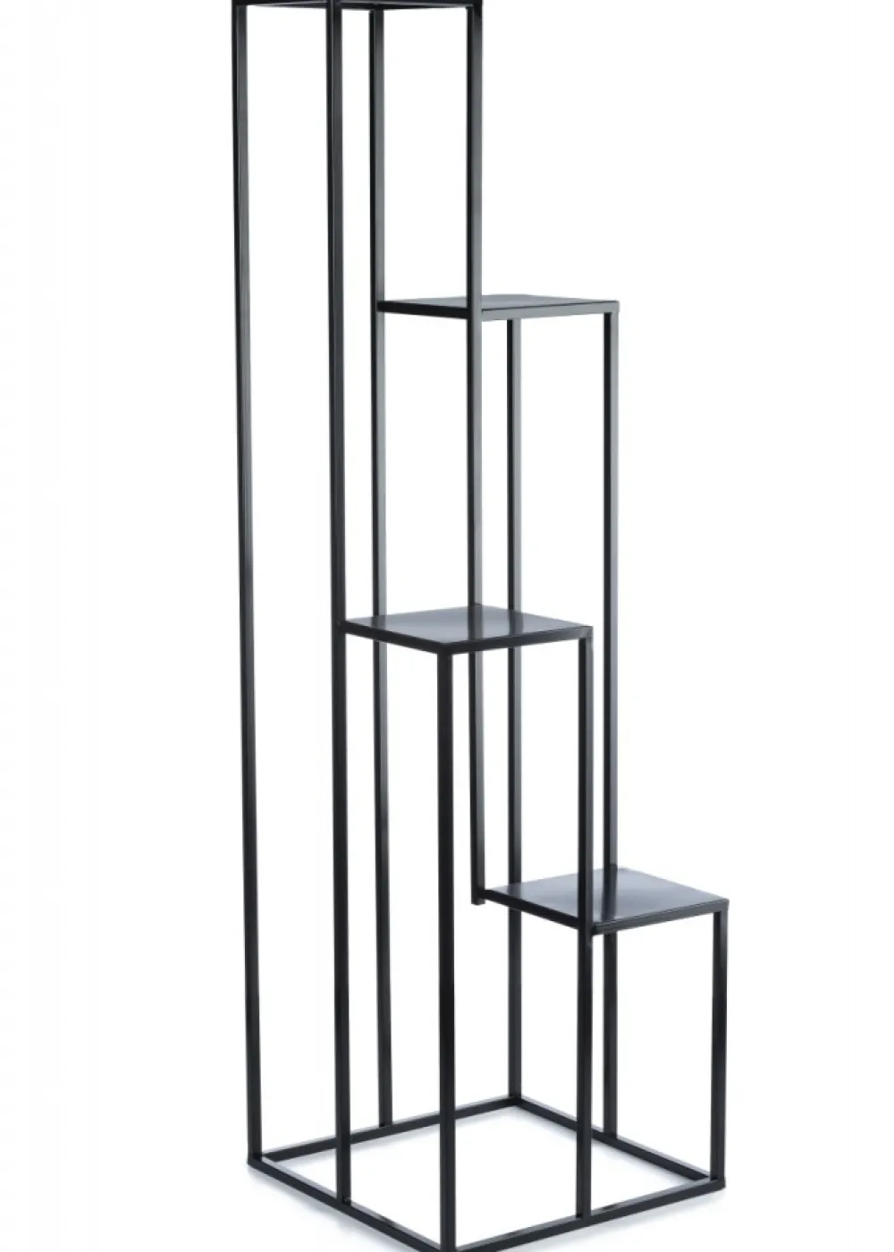 Kwietnik KASKADA stojak czarny 150 cm LOFT * HowHomely Outlet