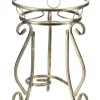 Kwietnik metalowy 37 cm ZŁOTY * Dąstal New