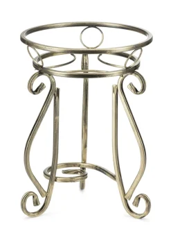 Kwietnik metalowy 37 cm ZŁOTY * Dąstal New