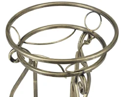 Kwietnik metalowy 37 cm ZŁOTY * Dąstal New