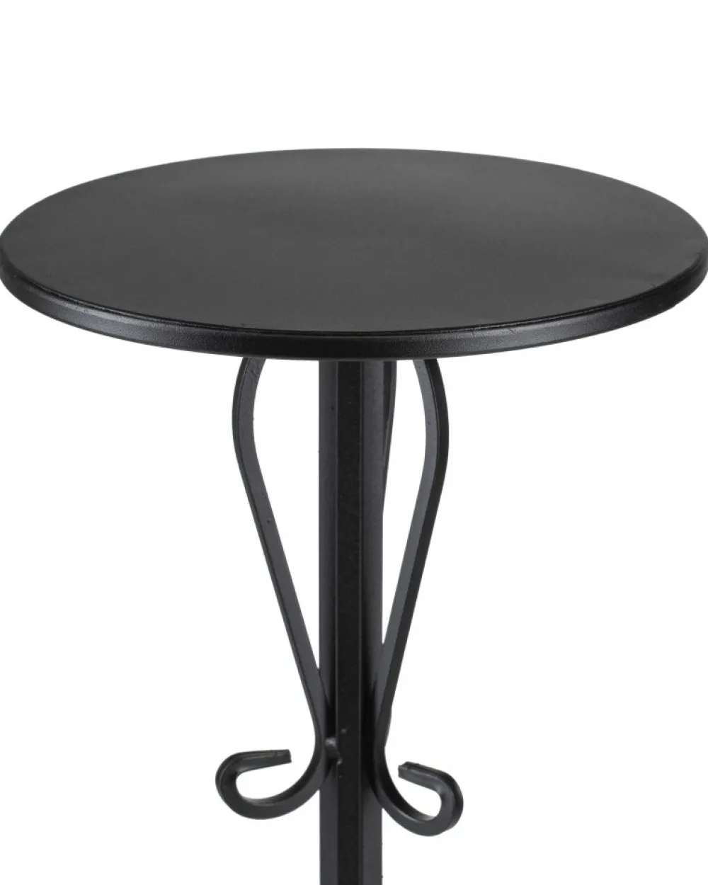 Kwietnik metalowy czarny z różą 55 cm * HowHomely Online