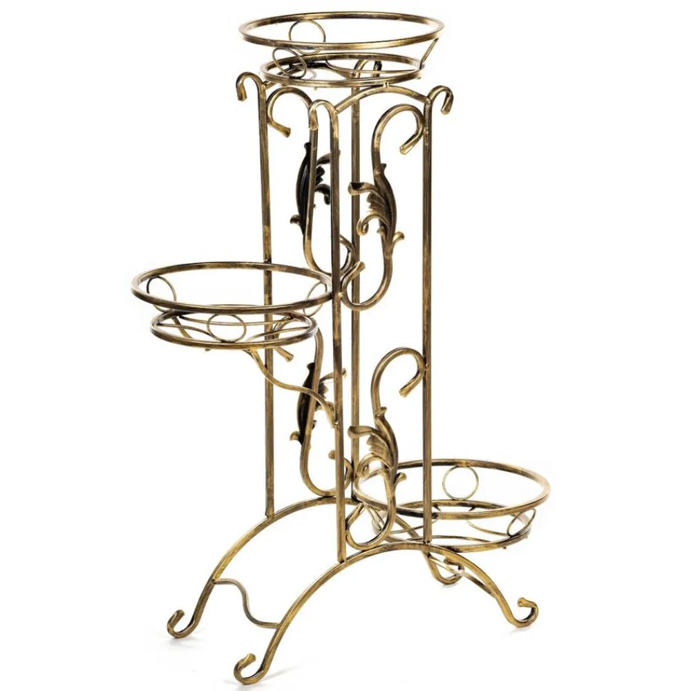 Kwietnik metalowy na trzy donice Cheryl 90 cm * Dąstal Discount