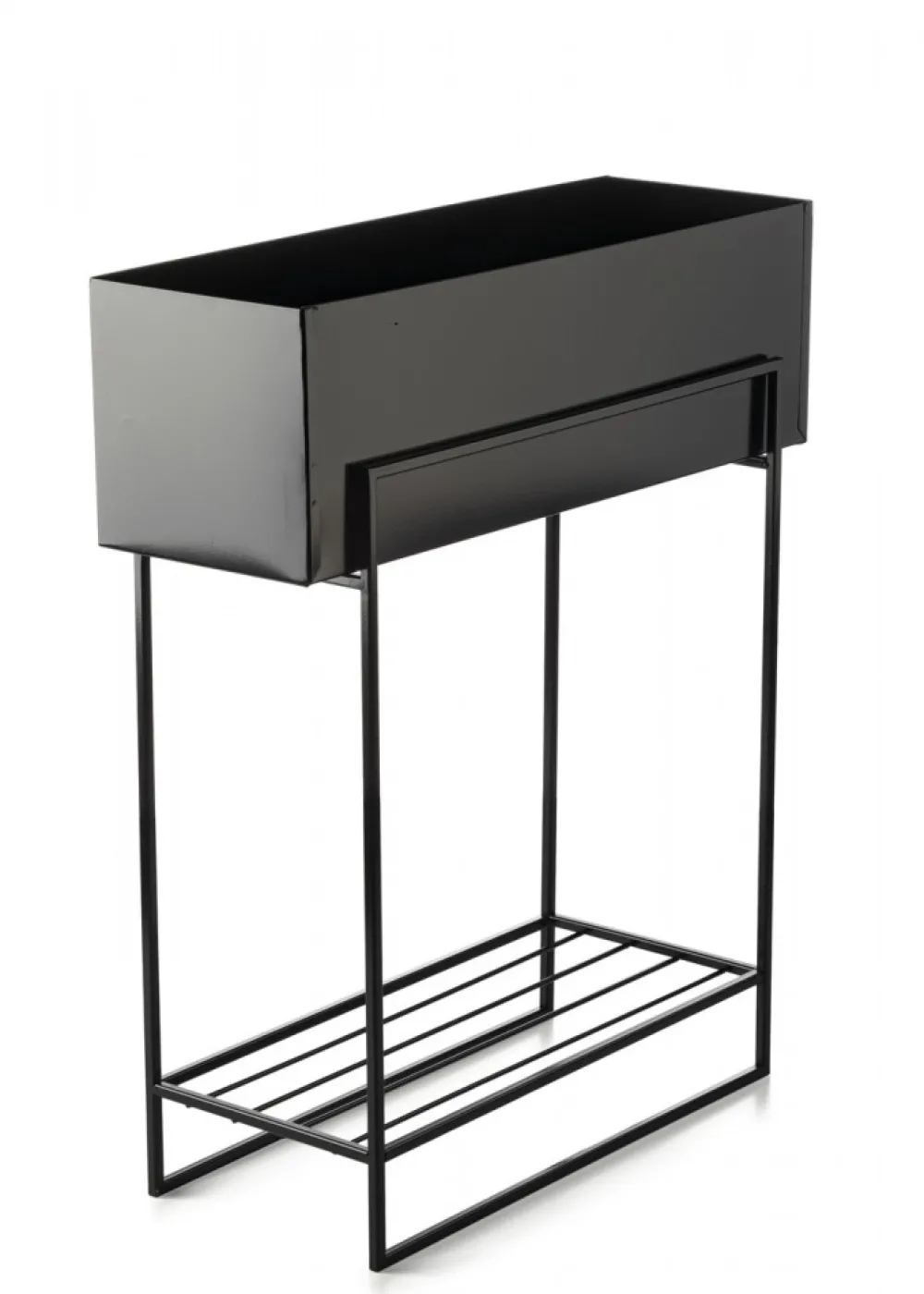 Kwietnik metalowy stojak na kwiaty 72 cm LOFT * HowHomely