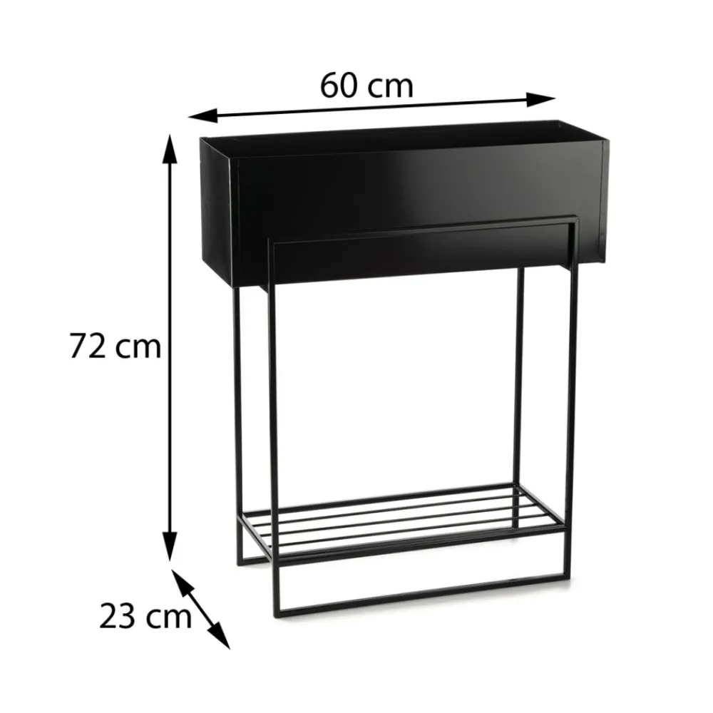 Kwietnik metalowy stojak na kwiaty 72 cm LOFT * HowHomely