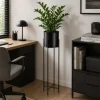 Kwietnik na kwiaty osłonka 95 cm czarny LOFT * HowHomely Online