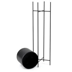 Kwietnik na kwiaty osłonka 95 cm czarny LOFT * HowHomely Online
