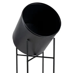 Kwietnik na kwiaty osłonka 95 cm czarny LOFT * HowHomely Online