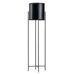 Kwietnik na kwiaty osłonka 95 cm czarny LOFT * HowHomely Online