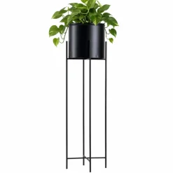 Kwietnik na kwiaty osłonka 95 cm czarny LOFT * HowHomely Online