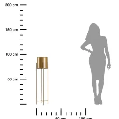 Kwietnik na kwiaty osłonka 95 cm złotym GLAMOUR * HowHomely Hot