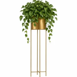Kwietnik na kwiaty osłonka 95 cm złotym GLAMOUR * HowHomely Hot