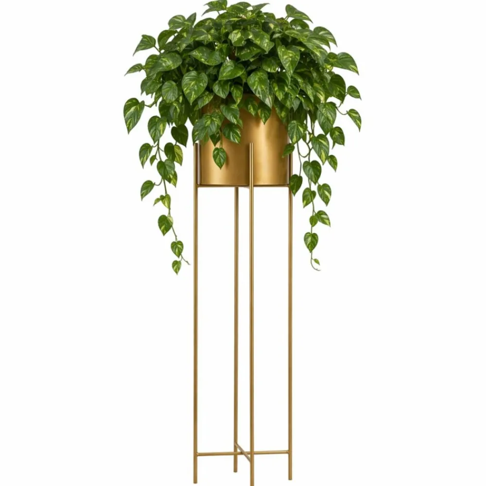Kwietnik na kwiaty osłonka 95 cm złotym GLAMOUR * HowHomely Hot