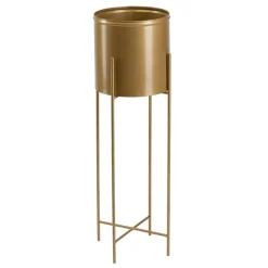 Kwietnik na kwiaty osłonka 75 cm złotym GLAMOUR * HowHomely Online