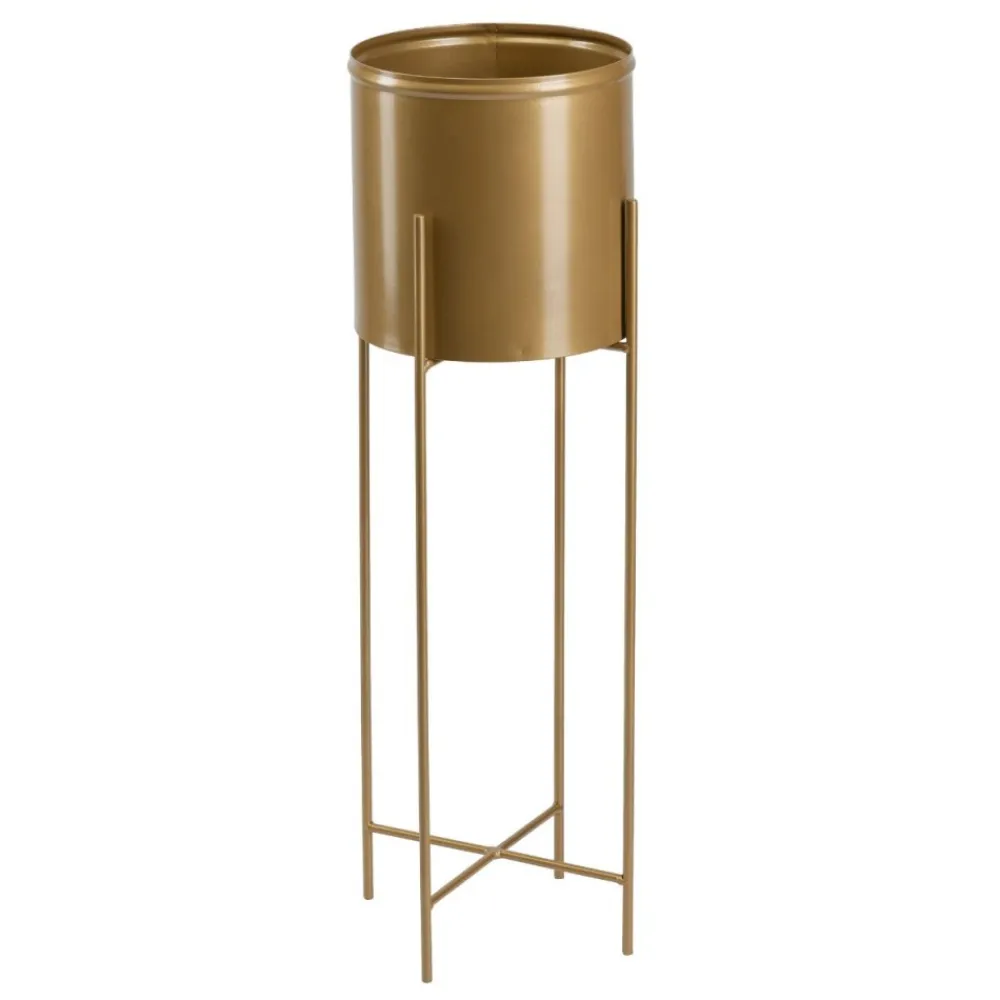 Kwietnik na kwiaty osłonka 75 cm złotym GLAMOUR * HowHomely Online