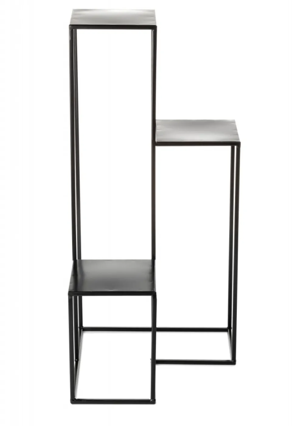 Kwietnik nowoczesny czarny stojak 85 cm LOFT * HowHomely Discount