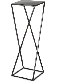 Kwietnik nowoczesny czarny stojący 70 cm LOFT * HowHomely Discount