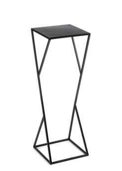 Kwietnik nowoczesny LOFT czarny 70 cm metalowy * HowHomely Online