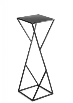 Kwietnik nowoczesny LOFT czarny 70 cm metalowy * HowHomely Online