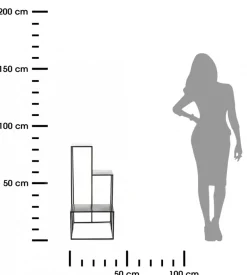 Kwietnik nowoczesny stojak 85 cm LOFT * HowHomely