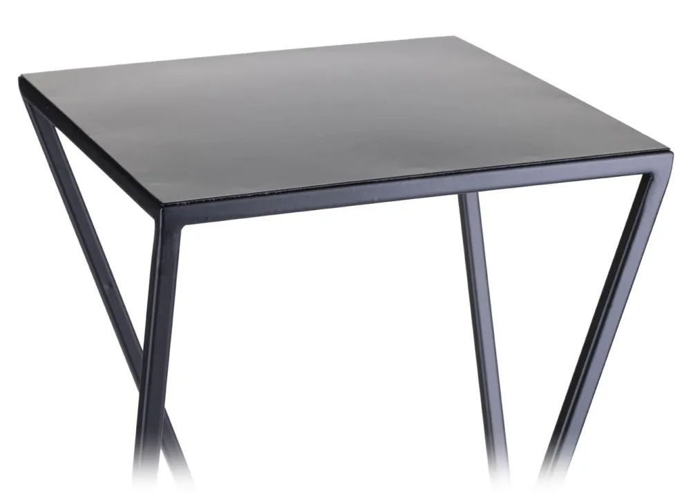 Kwietnik nowoczesny stojak na kwiaty 40 cm czarny * HowHomely Best