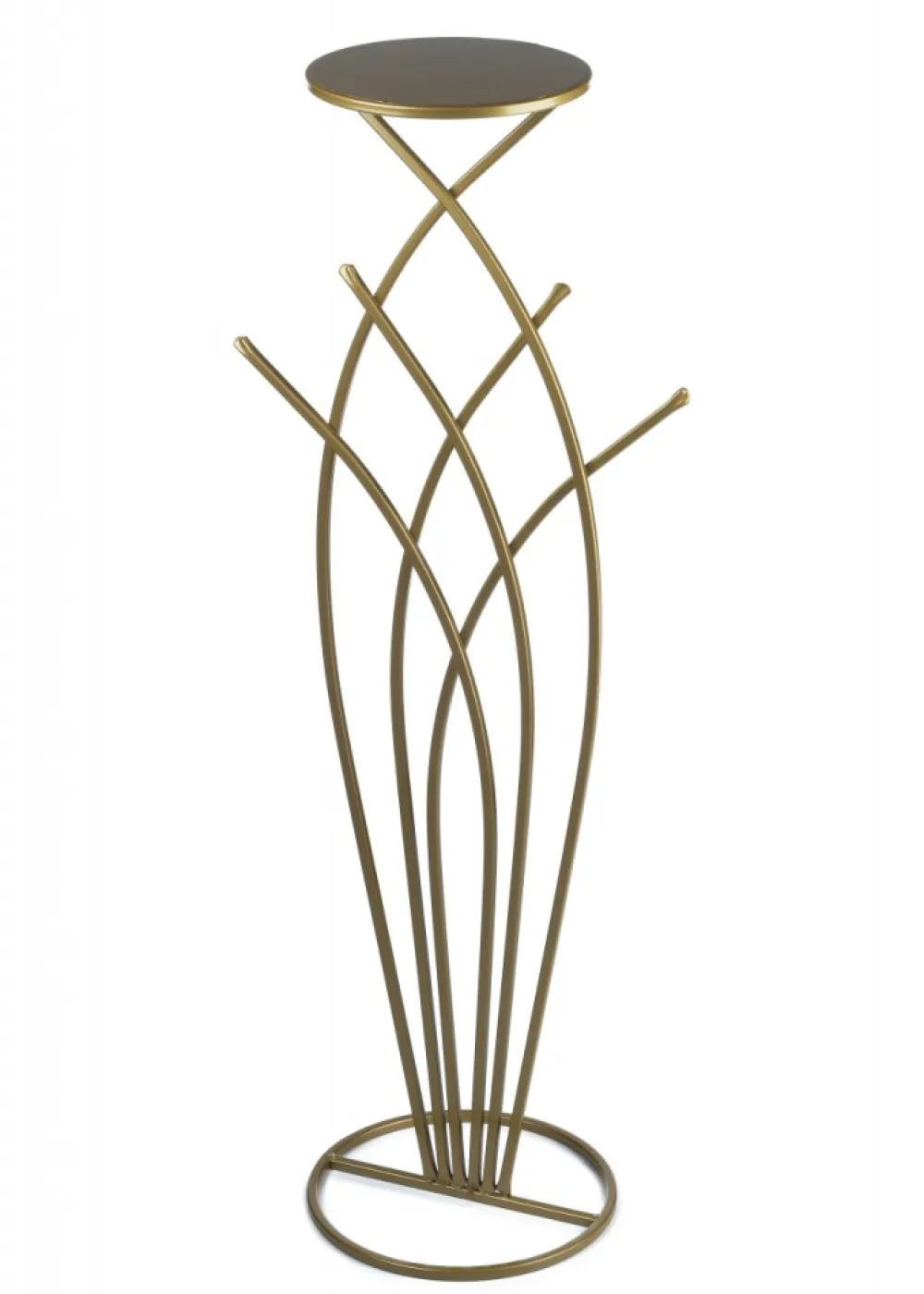 Kwietnik nowoczesny stojak złoty 100 cm GLAM * HowHomely Online