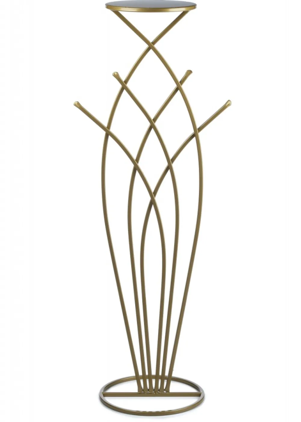 Kwietnik nowoczesny stojak złoty 100 cm GLAM * HowHomely Online