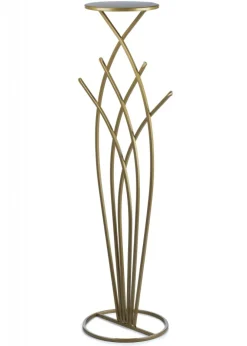 Kwietnik nowoczesny stojak złoty 100 cm GLAM * HowHomely Online