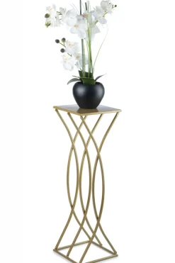 Kwietnik nowoczesny stojak złoty 75 cm GLAM * HowHomely Hot