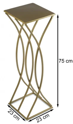 Kwietnik nowoczesny stojak złoty 75 cm GLAM * HowHomely Hot