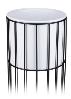 Kwietnik nowoczesny z osłonką 42 cm LOFT metalowy * HowHomely Hot