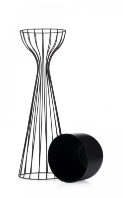 Kwietnik nowoczesny z osłonką 68 cm LOFT * HowHomely Online