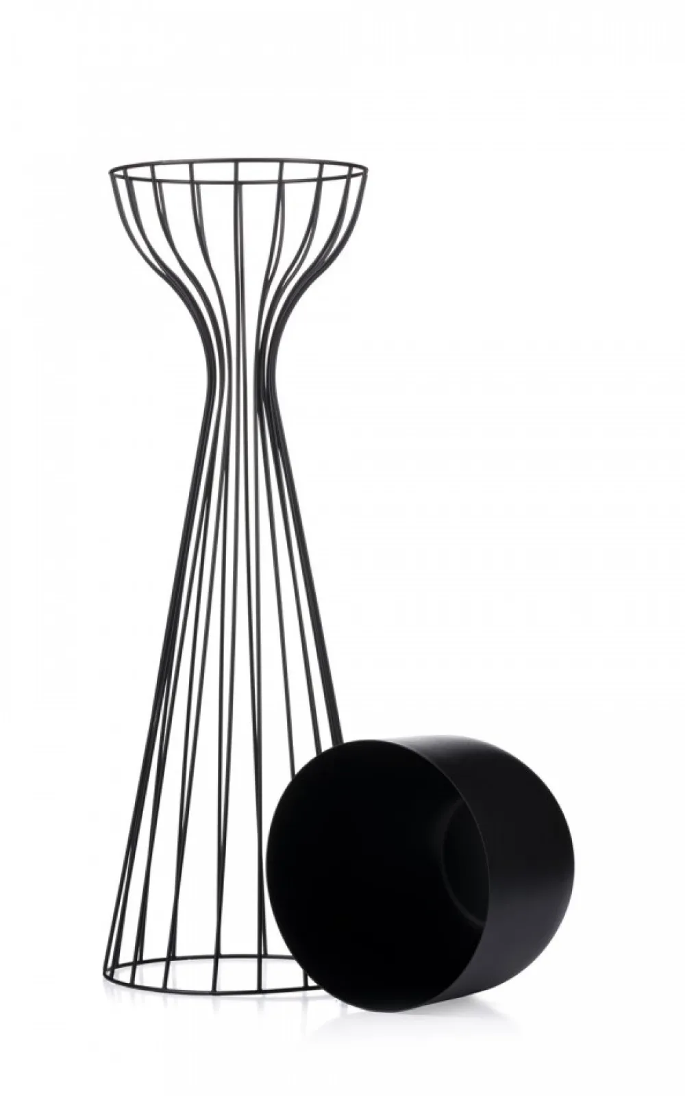 Kwietnik nowoczesny z osłonką 68 cm LOFT * HowHomely Online